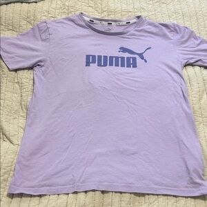 Puma Light Purple Logo Tee